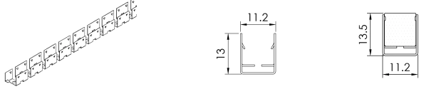 Type2, שרשרת התקנת נירוסטה ליישום חיצוני