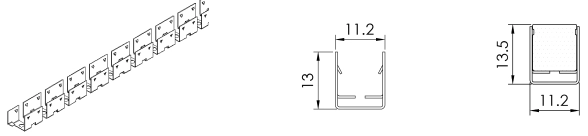  Type2, שרשרת התקנה מנירוסטה ליישום חיצוני